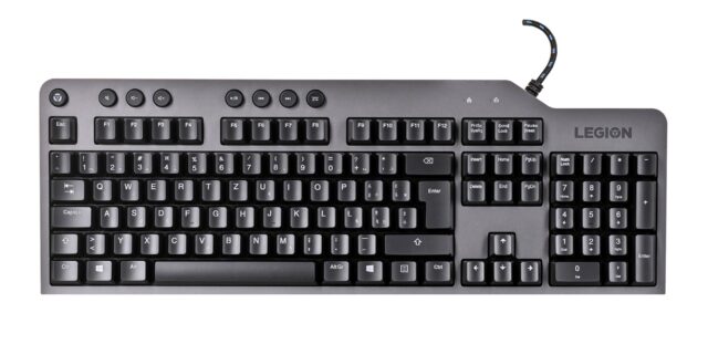 Lenovo Legion K500 keyboard USB QWERTZ Black  Grey - imagine 6