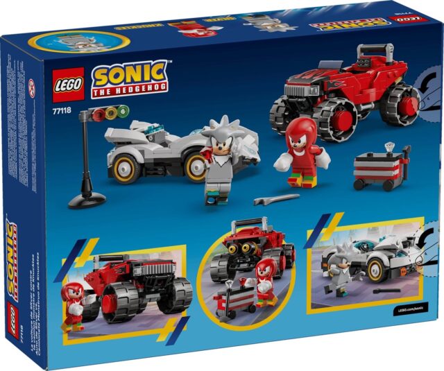 LEGO Sonic 77118 Srebrny samochód vs. monster car Knucklesa - imagine 2