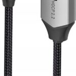 Kabel USB-C do HDMI Vention 4K@60Hz w oplocie 2m szary