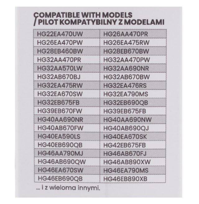 Savio SAVIO Universal remote controller/replacement for SAMSUNG TV RC-07 IR Wireless TV - imagine 6