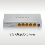Zyxel MG-105 Unmanaged 2.5G Ethernet (100/1000/2500) Steel - imagine 7