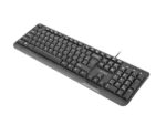 NATEC KEYBOARD TROUT SLIM USB  CZ/SK LAYOUT  BLACK - imagine 3