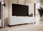 RTV cabinet BARI 200x42x52 white matt - imagine 3
