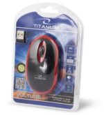 Titanum TM116E Wireless 3D mouse 2.4GHZ Black / Red - imagine 5
