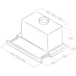 Okap ELICA ELITE 14 LUX WH/A/60 - PRF0037990B - imagine 3