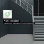 Touch Changeover Switch Light Switch Cross Switch Wall Switch Stair Switch with Color Change LED Backlight Recessed Switch 1-Fold Round White - imagine 3