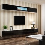 Cama Cabinet VIGO  90  full 90/35/32 white/black gloss