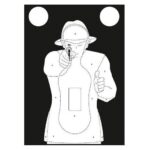 TS-9 silhouette shooting targets  Frenchman - set of 50