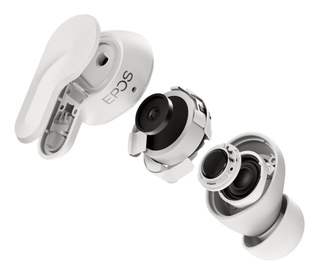 EPOS ADAPT E1 True Wireless Stereo (TWS) In-Ear Business/Everyday Bluetooth Headset White - imagine 6