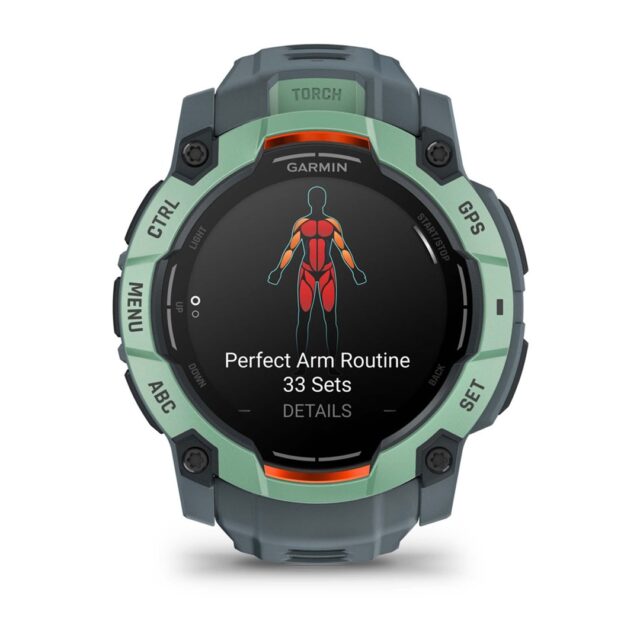 Garmin Instinct 3 AMOLED 3.3 cm (1.3 ) 50 mm Digital 416 x 416 pixels Touchscreen Green GPS (satellite) - imagine 9