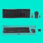 Logitech 920-004508 keyboard Mouse included Home RF Wireless QWERTY US International Black - imagine 3