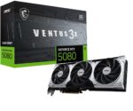 MSI VENTUS GEFORCE RTX 5080 16G 3X OC PLUS graphics card NVIDIA 16 GB GDDR7