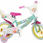 Children's bicycle 14  Peppa Pig green 1498 TOIMSA