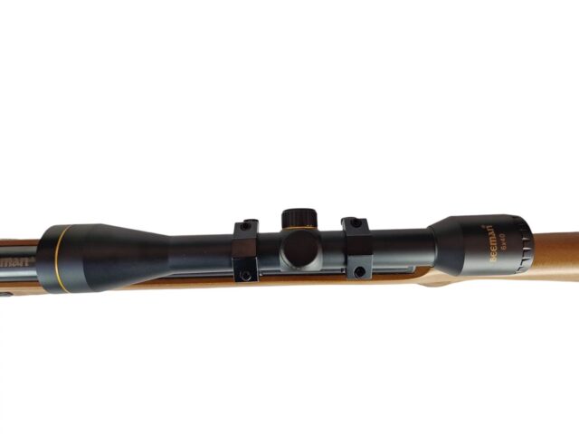 BEEMAN 10620 4.5mm air rifle 1-shot with 6x40 scope wood up to17J - imagine 14