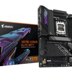 GIGABYTE X870E AORUS ELITE WIFI7 Motherboard - Supports AMD Ryzen 9000 CPUs  16+2+2 Phases Digital VRM  up to 8000Hz DDR5 (OC)  3xPCIe 5.0 + 1xPCIe 4.0  Wi-Fi 7  2.5GbE LAN  USB 4