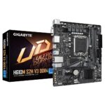 Gigabyte H610M S2H V3 DDR4 Motherboard - Supports Intel Core 14th CPUs  4+1+1 Hybrid Digital VRM  up to 3200MHz DDR4  1xPCIe 3.0 M.2  GbE LAN   USB 3.2 Gen 1