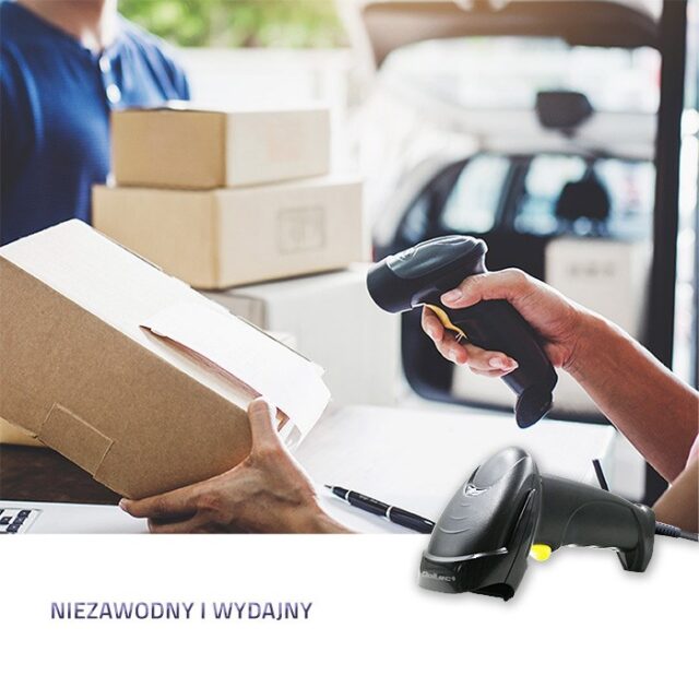 Qoltec 50876 Laser scanner 1D | USB | Black - imagine 4