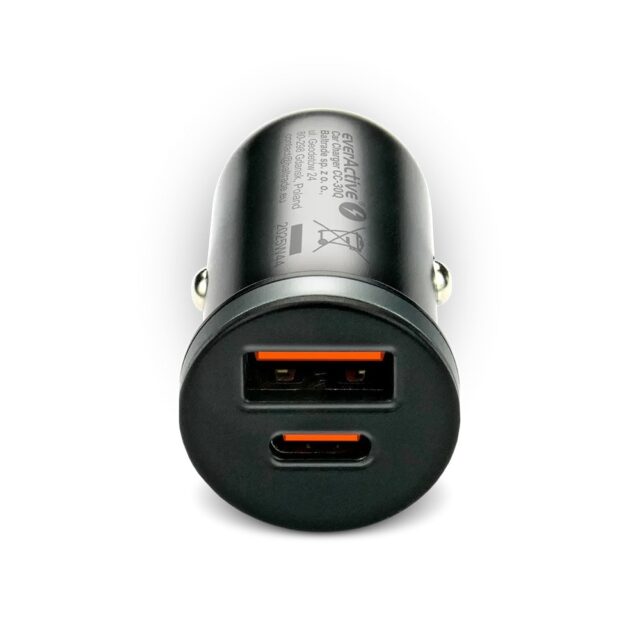 Car charger everActive CC-30Q USB + USB-C QC 3.0 PD 35W - imagine 4