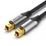 Vention Optical Fiber Audio Cable Aluminum Alloy Type 3M Gray - imagine 4