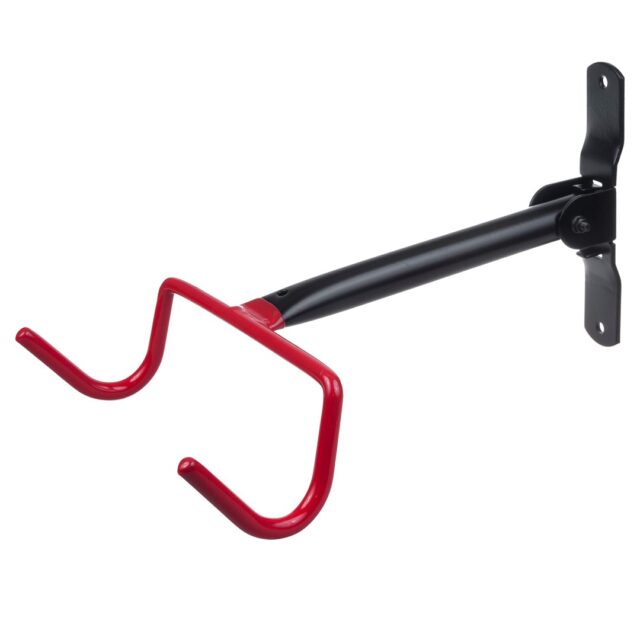 Maclean Bicycle Bike Stand Wall Mount Holder Garage Steel Storage Hook 30kg - imagine 7