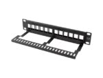 LANBERG PATCH PANEL BLANK 12 PORT 1U 10  BLACK