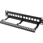 LANBERG PATCH PANEL BLANK 12 PORT 1U 10  BLACK