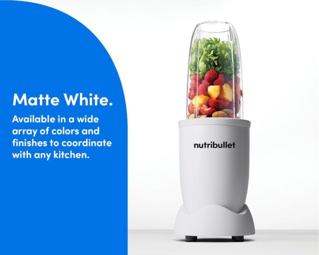 NutriBullet Pro 900 0.9 L Sport blender 900 W White - imagine 4