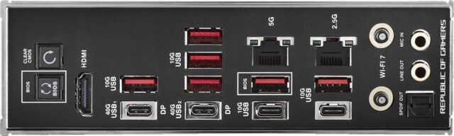 ASUS ROG CROSSHAIR X870E HERO AMD X870E Socket AM5 ATX - imagine 7