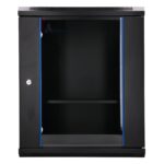 EXTRALINK LITE 12U 530X400 WALL-MOUNTED RACKMOUNT CABINET BLACK - imagine 2