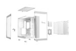 be quiet! LIGHT BASE 600 DX White Midi Tower - imagine 3