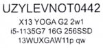 LENOVO ThinkPad X13 YOGA G2 2in1 i5-1135G7 16GB 256GB SSD 13 3  FHD(touch) Win11pro Used US QWERTY - imagine 16
