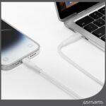 4smarts Lightning to USB-C cable 30W 1.5m white - imagine 2