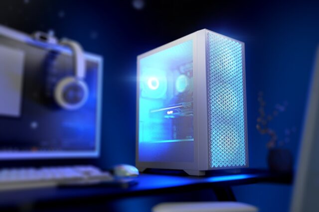 Logic DART PRO ARGB MIDI USB-C PC Case White - imagine 6