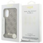 Case Guess 4G Script MagSafe for iPhone   17 brown - imagine 8