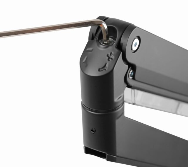 Gembird MA-DA3-03 monitor mount / stand 68.6 cm (27 ) Desk Black - imagine 8