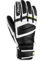 REUSCH MASTER PRO GLOVES SIZE 8.5 black  white and yellow - imagine 2