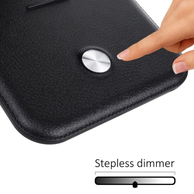 Maclean MCE614 B Dimmable LED Desk Lamp Adjustable Folding 9W IP20 3000K 4500K 6500K Black - imagine 6