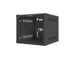 LANBERG 10  WALL-MOUNTED RACK CABINET 4U (280X310  BLACK) - imagine 2