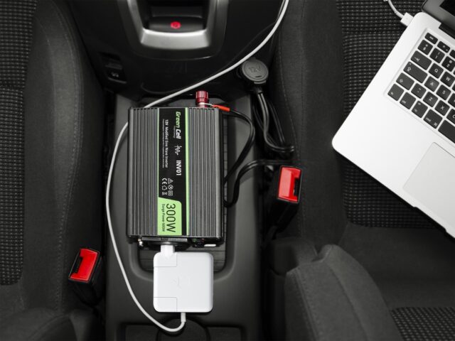 Green Cell INV06 power adapter/inverter Auto 150 W Black - imagine 3