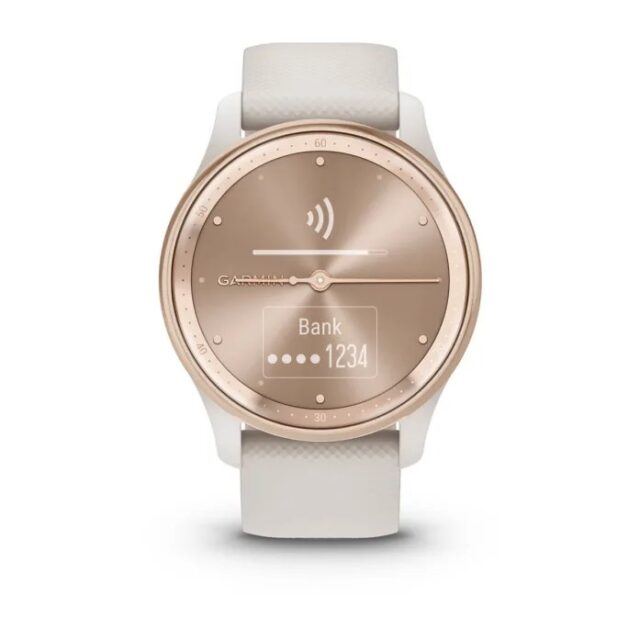 Garmin vivomove Trend LCD 40 mm Hybrid 254 x 346 pixels Touchscreen Pink gold GPS (satellite) - imagine 3