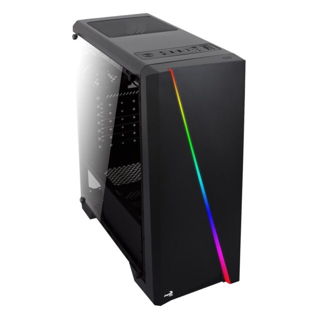 Aerocool Computer Case Cylon Midi Tower Black - imagine 3