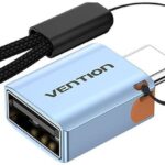 Adapter OTG USB 3.1 Vention USB-C do USB-A ze smyczą  stop aluminium