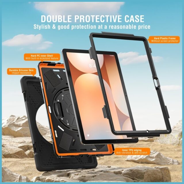 Pancerne etui z uchwytem 4smarts Rugged  Case Grip do Samsung Galaxy Tab A11 - imagine 4