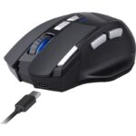 MOUSE DEFENDER GM-885 KNIGHT RF WIRELESS 3200dpi 8P BLACK - imagine 2
