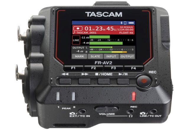 Tascam FR-AV2 - portable audio recorder - imagine 4