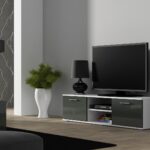 Cama TV stand SOHO 140 white/grey gloss