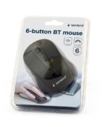 Gembird MUSWB2 mouse Office Right-hand Bluetooth Optical 1600 DPI - imagine 2