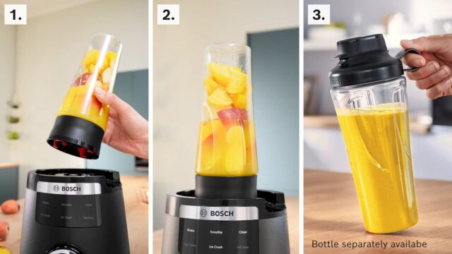 Bosch Serie 6 MMB6652B blender 2 L Tabletop blender 1800 W Black - imagine 10