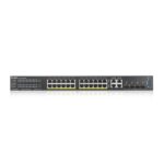 Zyxel GS2220-28HP-EU0101F network switch Managed L2 Gigabit Ethernet (10/100/1000) Power over Ethernet (PoE) Black - imagine 2