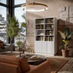 Cama LIVERTI bookcase 100x42x171 white - imagine 3